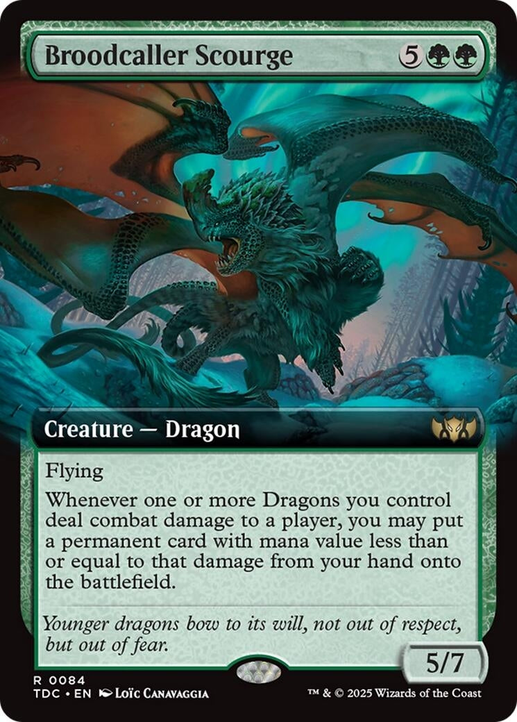Image for Broodcaller Scourge (Extended Art) (84) - Magic: The Gathering