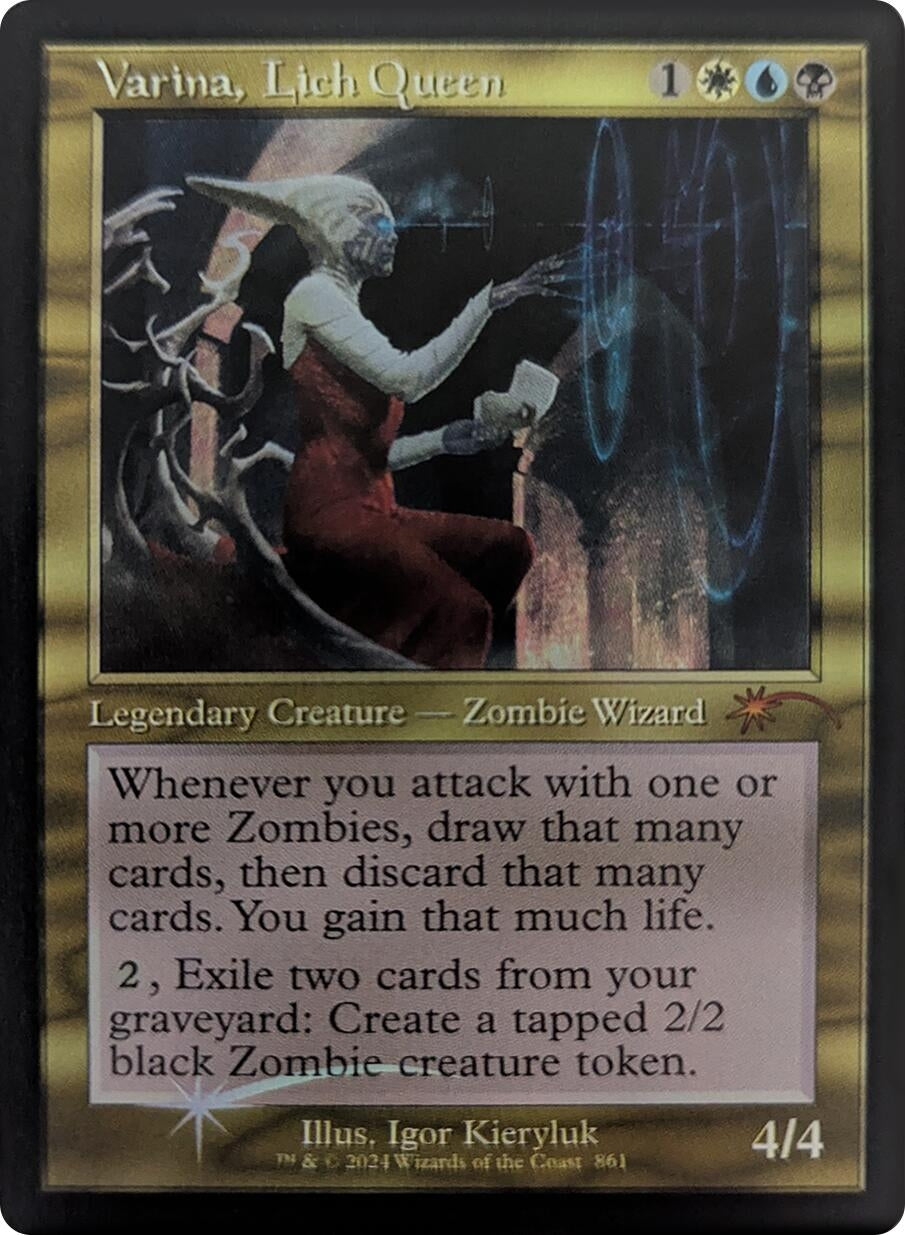 Image for Varina, Lich Queen (Retro Frame) (861) - Magic: The Gathering