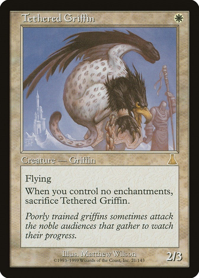 Image for Tethered Griffin (21) - Magic: The Gathering