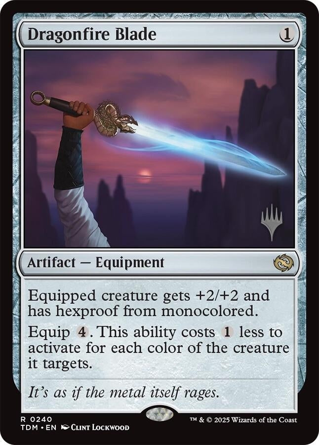 Image for Dragonfire Blade (240) - Magic: The Gathering