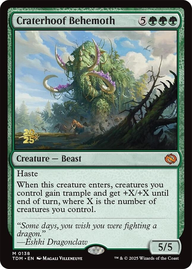 Image for Craterhoof Behemoth (138) - Magic: The Gathering
