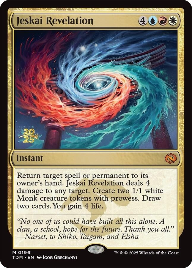 Image for Jeskai Revelation (196) - Magic: The Gathering
