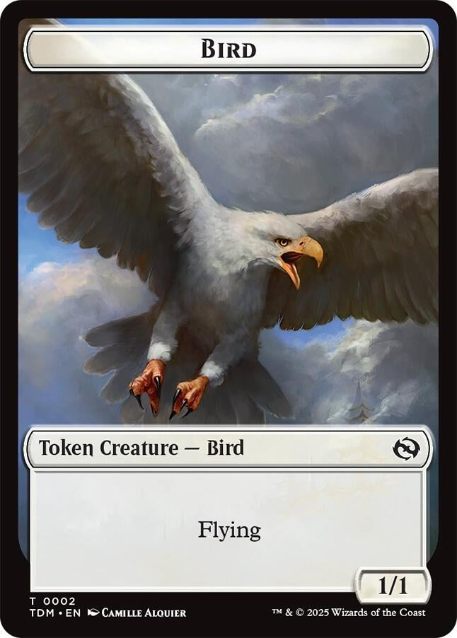 Image for Bird // Monk Double-Sided Token (2 // 3) - Magic: The Gathering
