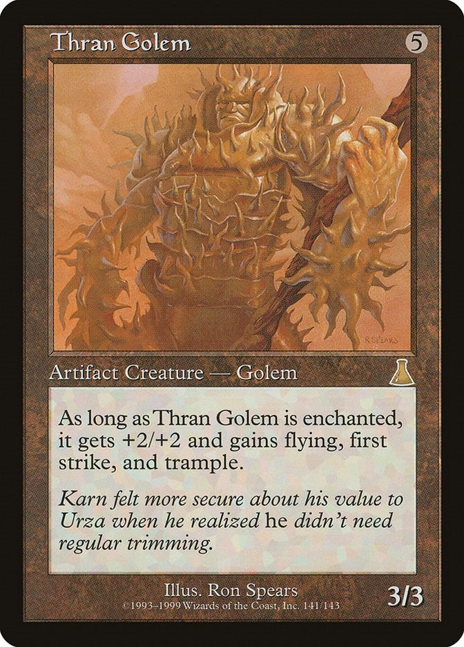 Image for Thran Golem (141) - Magic: The Gathering