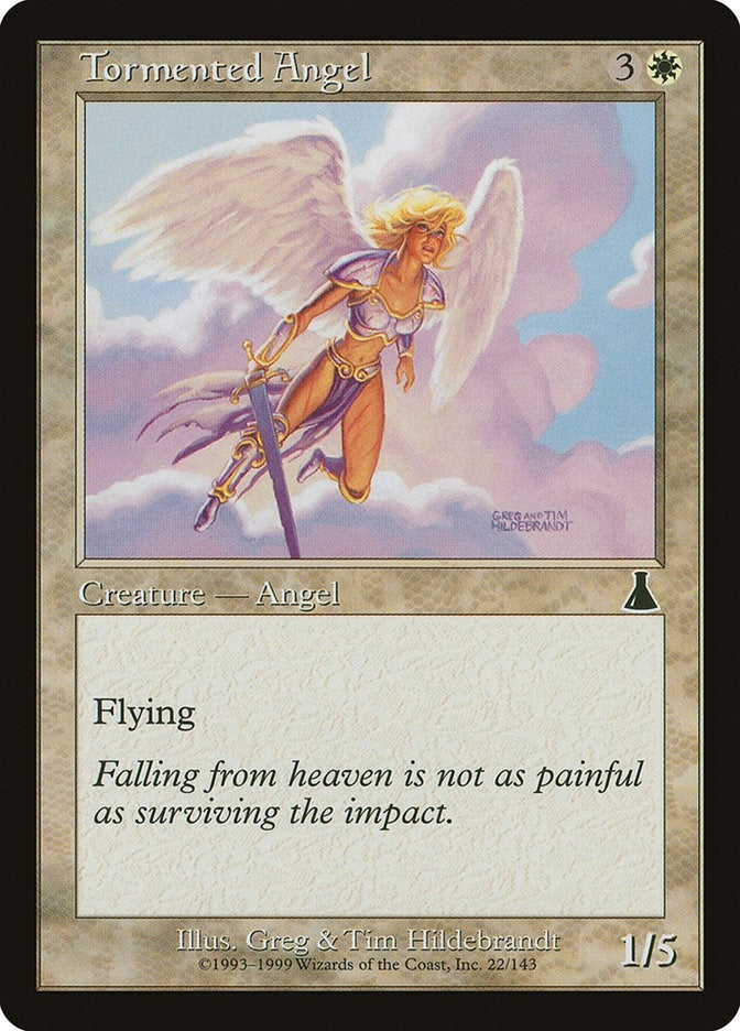 Image for Tormented Angel (22) - Magic: The Gathering