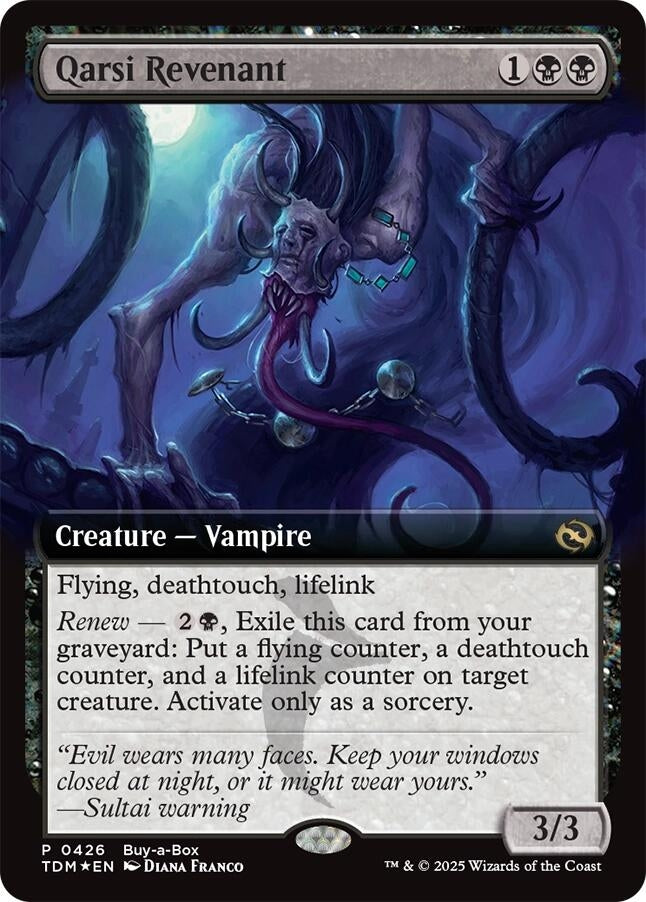 Image for Qarsi Revenant (Extended Art) (426) (BABP) - Magic: The Gathering