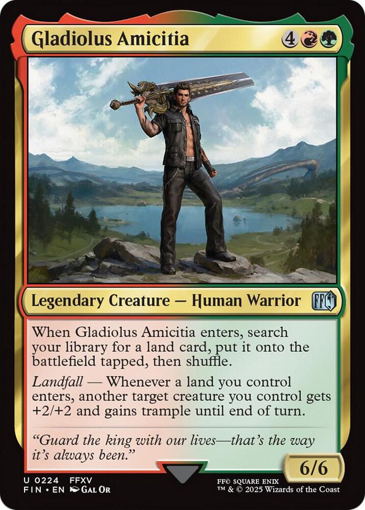 Image for Gladiolus Amicitia (224) - Magic: The Gathering
