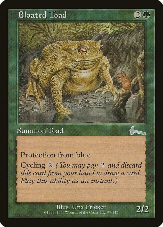 Image for Bloated Toad (97) - Magic: The Gathering