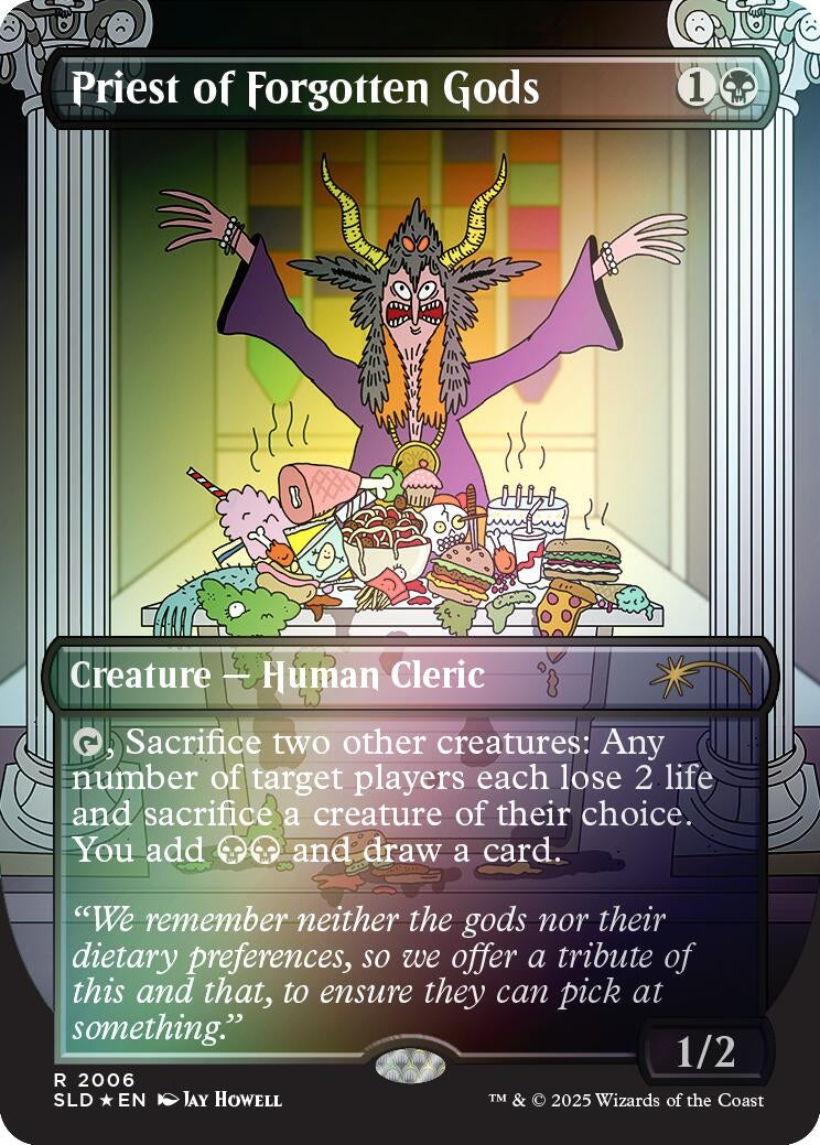 Image for Priest of Forgotten Gods (Rainbow Foil) (2006) - Magic: The Gathering