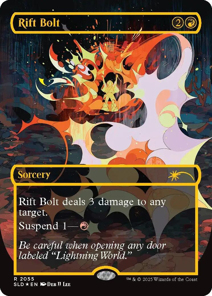 Image for Rift Bolt (2055) (Raised Foil) (2055) - Magic: The Gathering