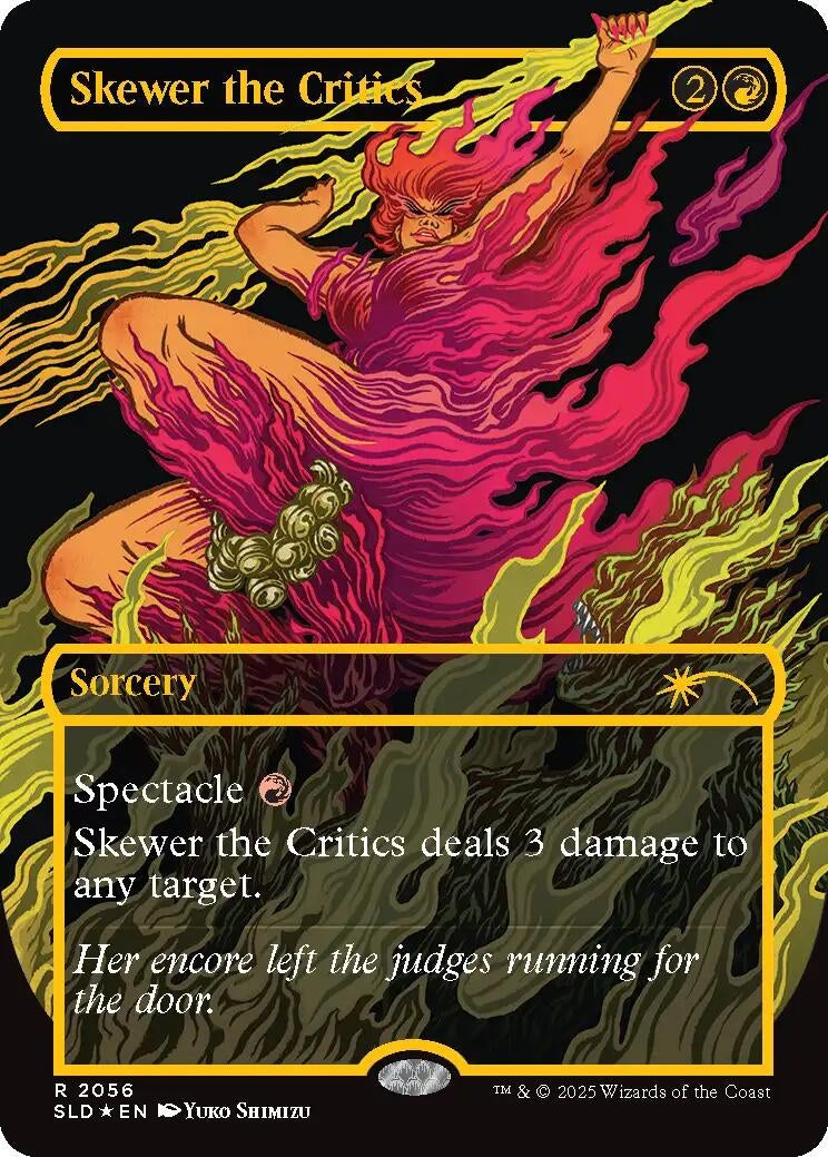Image for Skewer the Critics (2056) (Raised Foil) (2056) - Magic: The Gathering