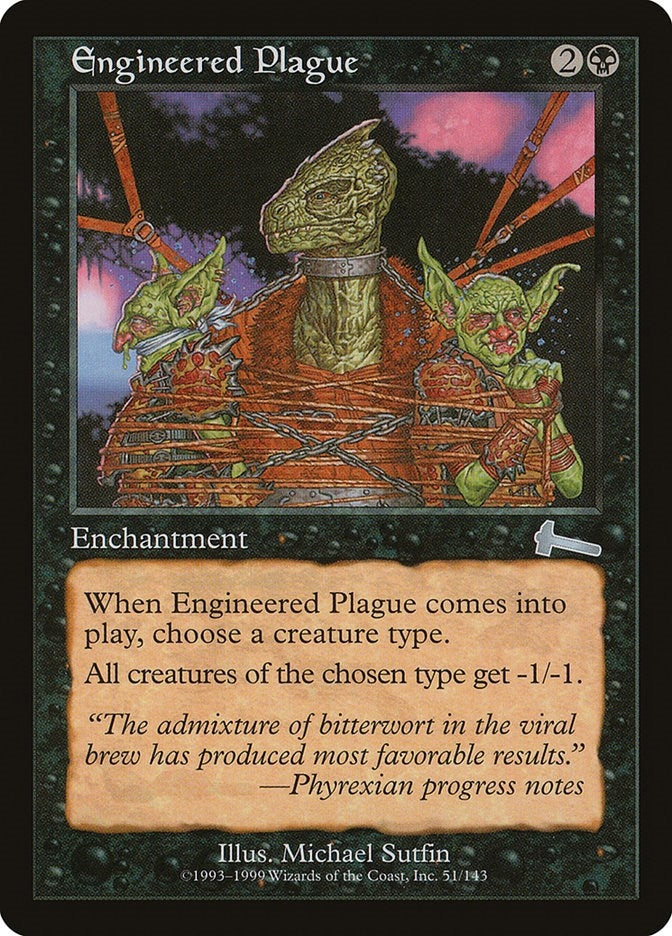 Image for Engineered Plague (51) - Magic: The Gathering