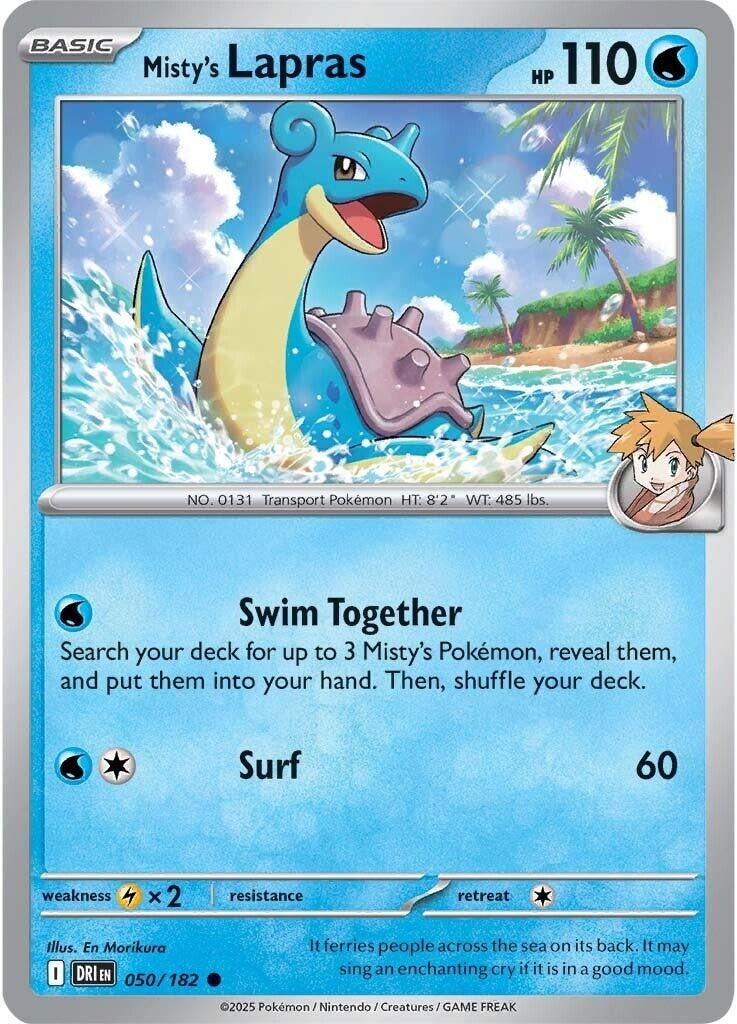 Image for Misty's Lapras (050/182) (DRI) - Pokemon