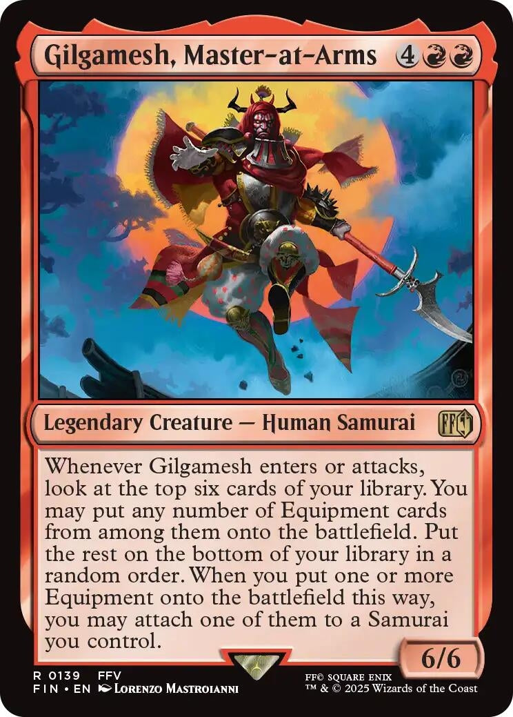 Image for Gilgamesh, Master-at-Arms (139) - Magic: The Gathering