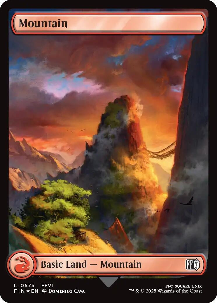 Image for Mountain (0575) (Surge Foil) (575) - Magic: The Gathering