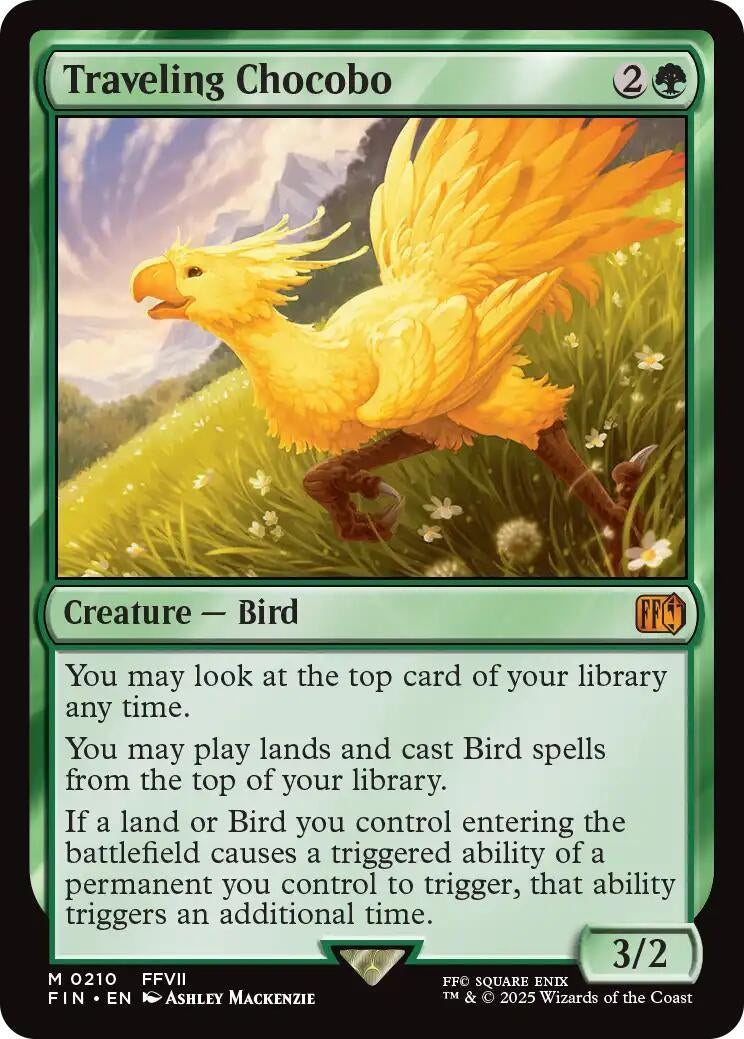 Image for Traveling Chocobo (210) - Magic: The Gathering