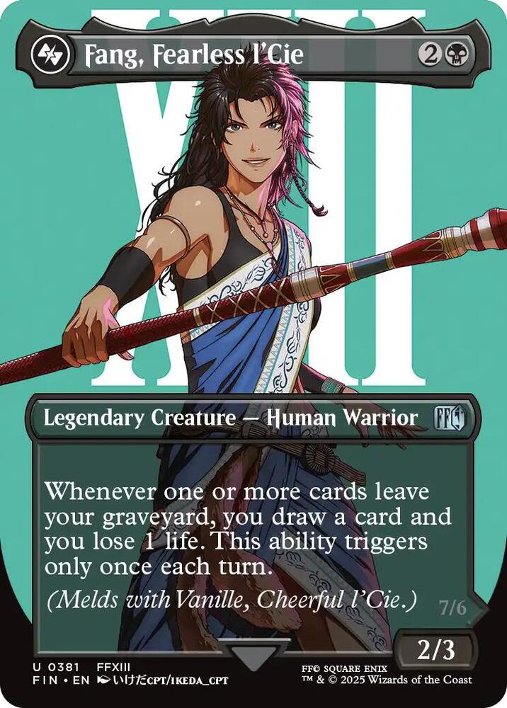 Image for Fang, Fearless l'Cie (Borderless) (381) - Magic: The Gathering