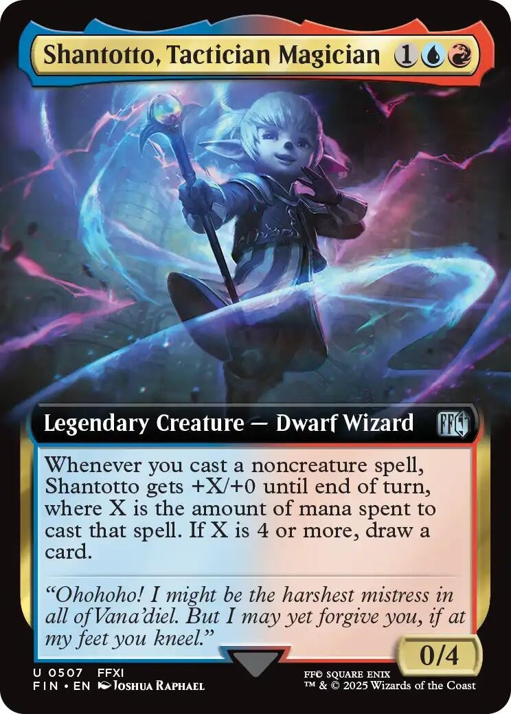 Image for Shantotto, Tactician Magician (Extended Art) (507) - Magic: The Gathering