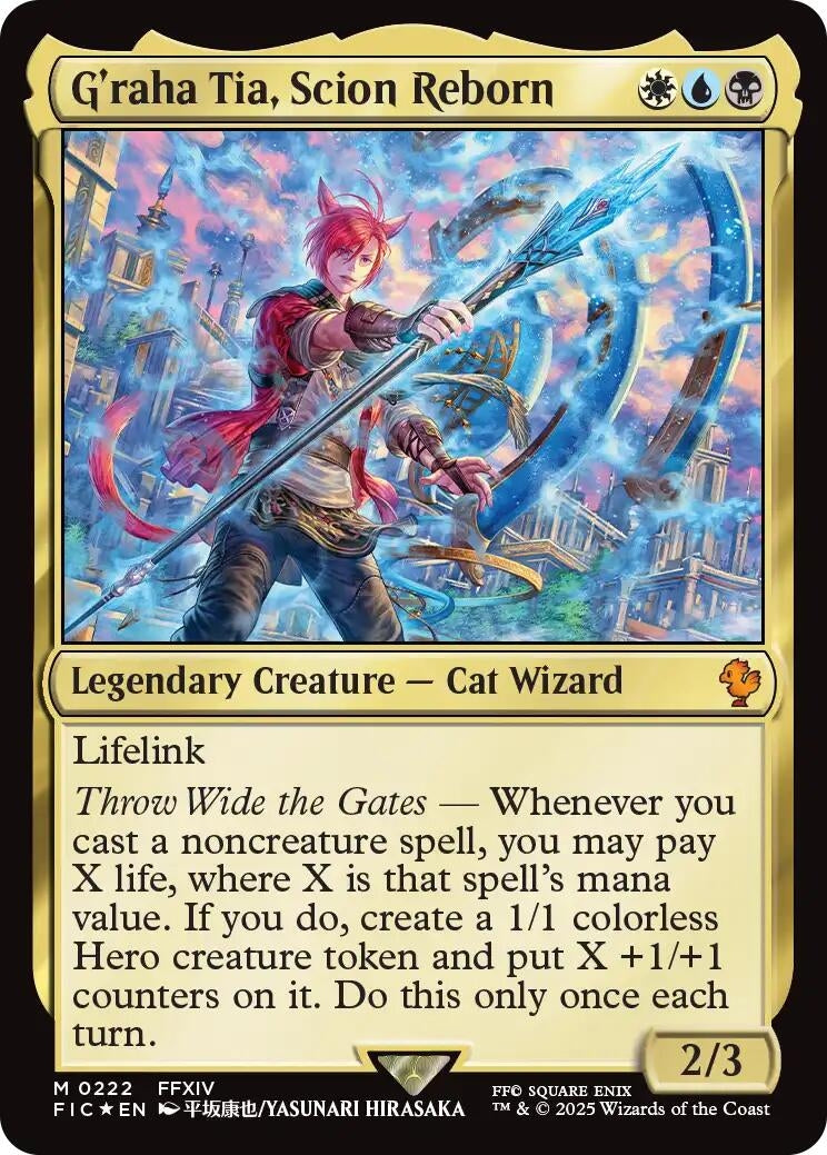 Image for G'raha Tia, Scion Reborn (Surge Foil) (222) (FIC) - Magic: The Gathering