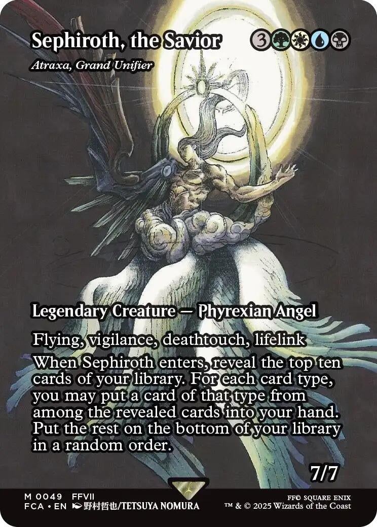 Image for Sephiroth, the Savior - Atraxa, Grand Unifier (Showcase) (49) - Magic: The Gathering