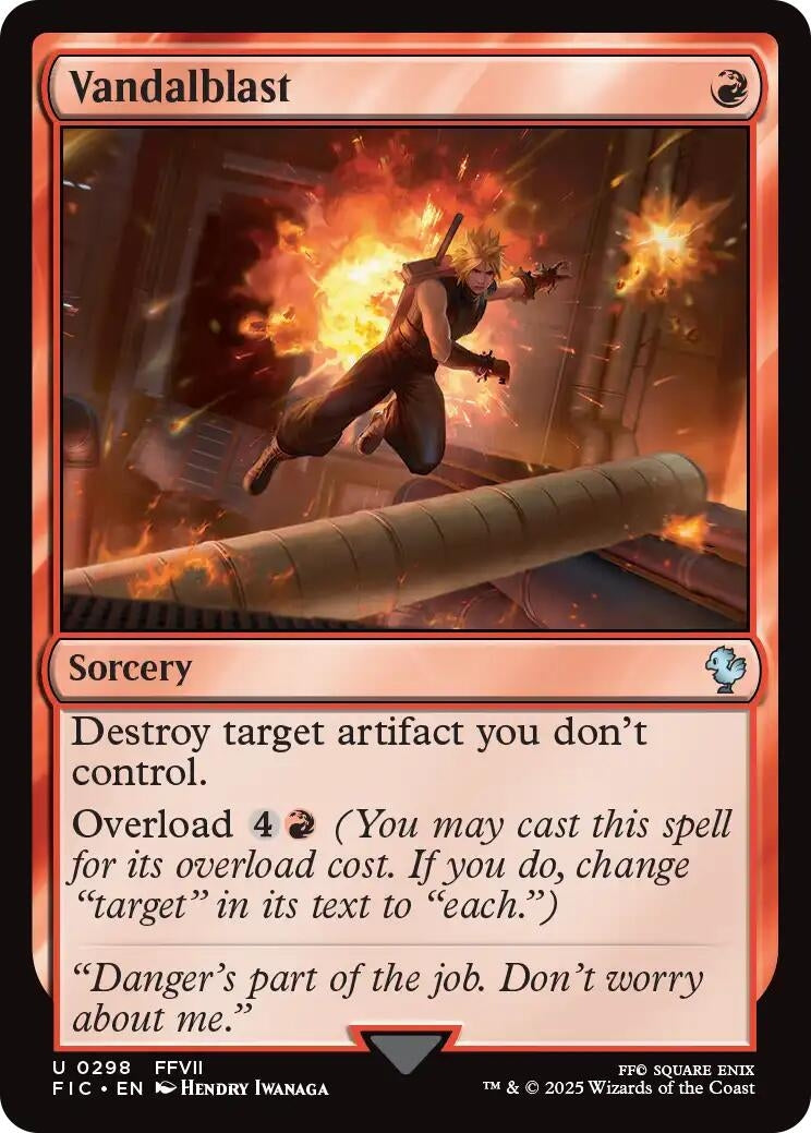 Image for Vandalblast (298) (FIC) - Magic: The Gathering