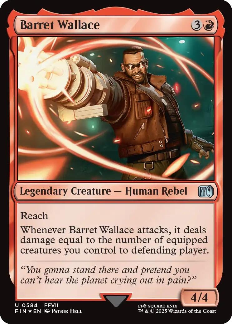 Image for Barret Wallace (Surge Foil) (584) - Magic: The Gathering