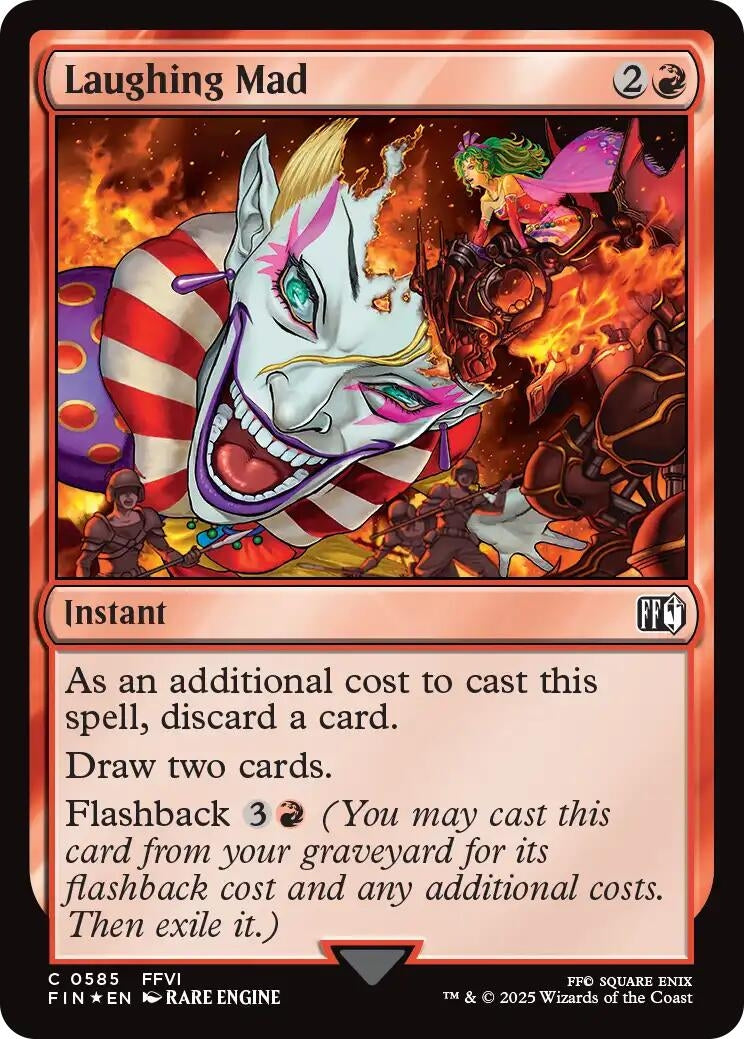 Image for Laughing Mad (Surge Foil) (585) - Magic: The Gathering