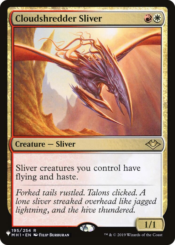 Image for Cloudshredder Sliver (195/254) (LIST) - Magic: The Gathering