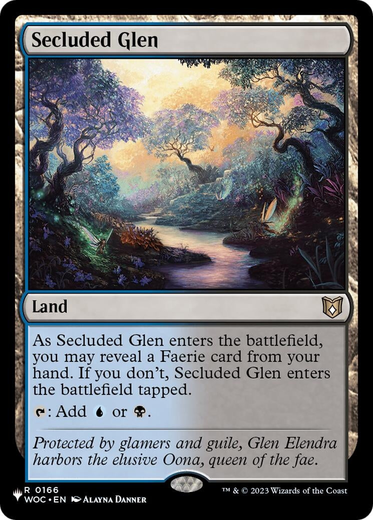 Image for Secluded Glen (166) (LIST) - Magic: The Gathering