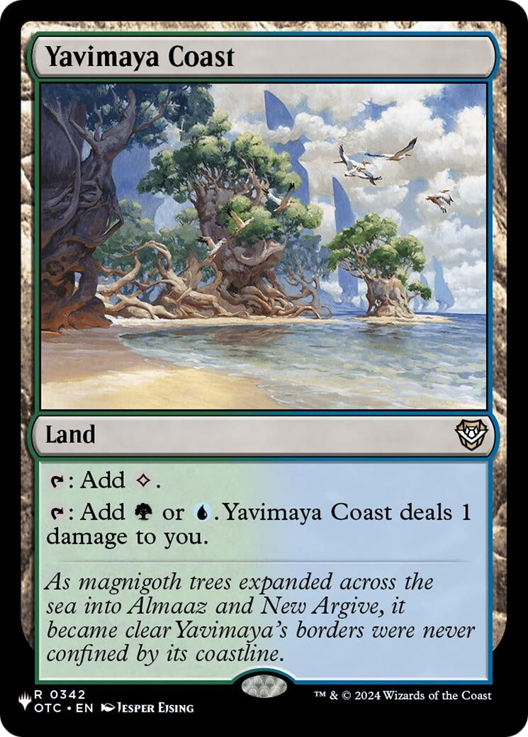 Image for Yavimaya Coast (342) (LIST) - Magic: The Gathering