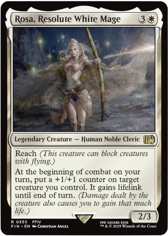 Image for Rosa, Resolute White Mage (555) - Magic: The Gathering