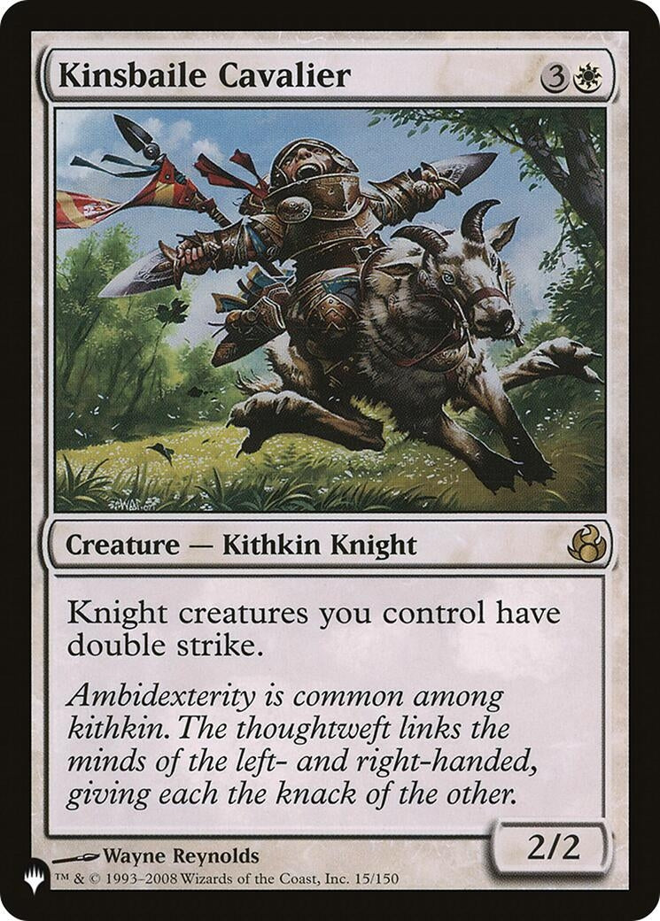 Image for Kinsbaile Cavalier (015/150) (LIST) - Magic: The Gathering