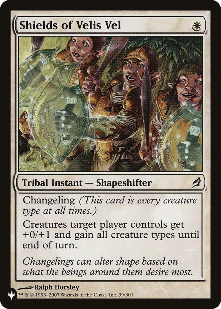 Image for Shields of Velis Vel (039/301) (LIST) - Magic: The Gathering