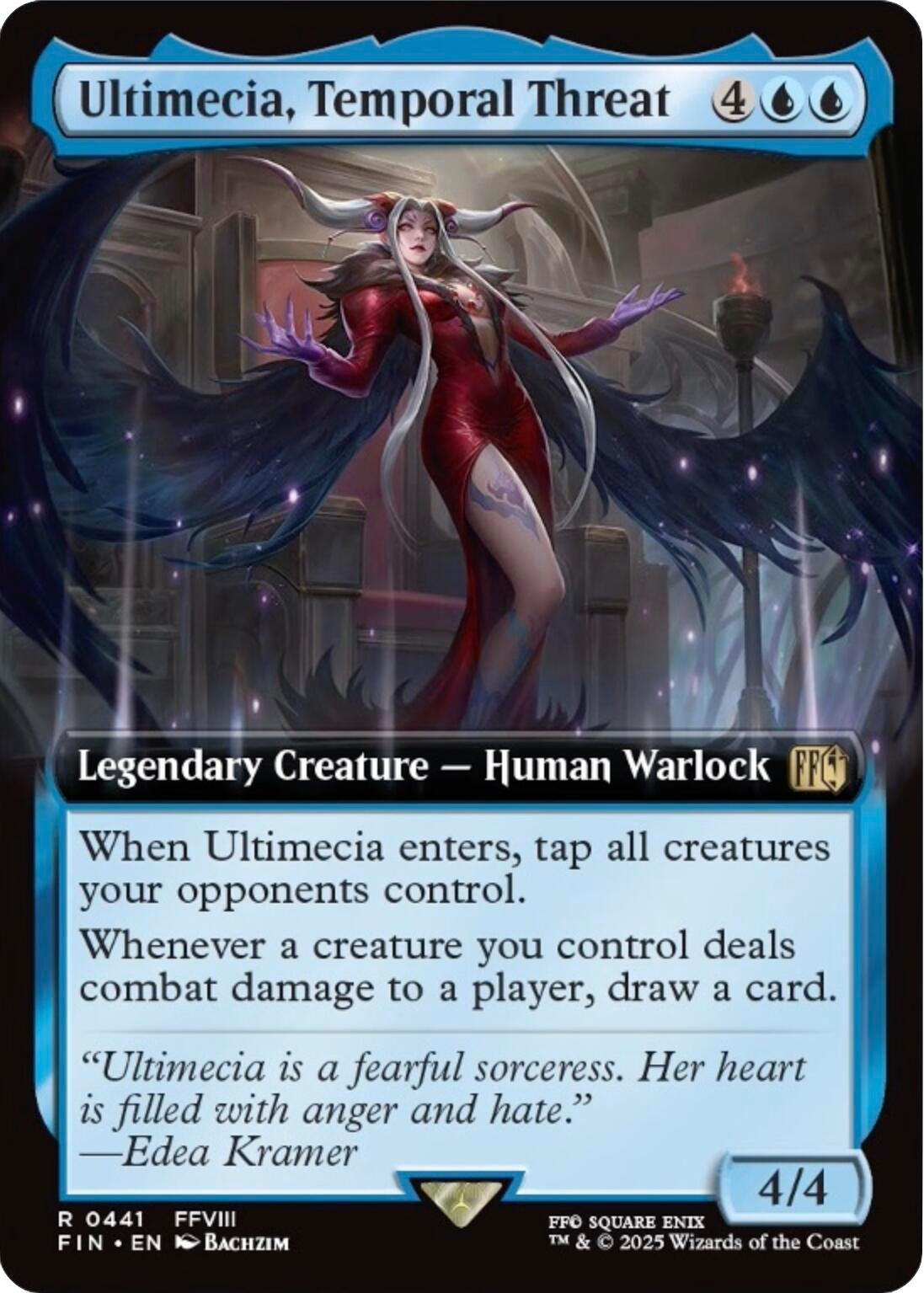 Image for Ultimecia, Temporal Threat (Extended Art) (441) - Magic: The Gathering