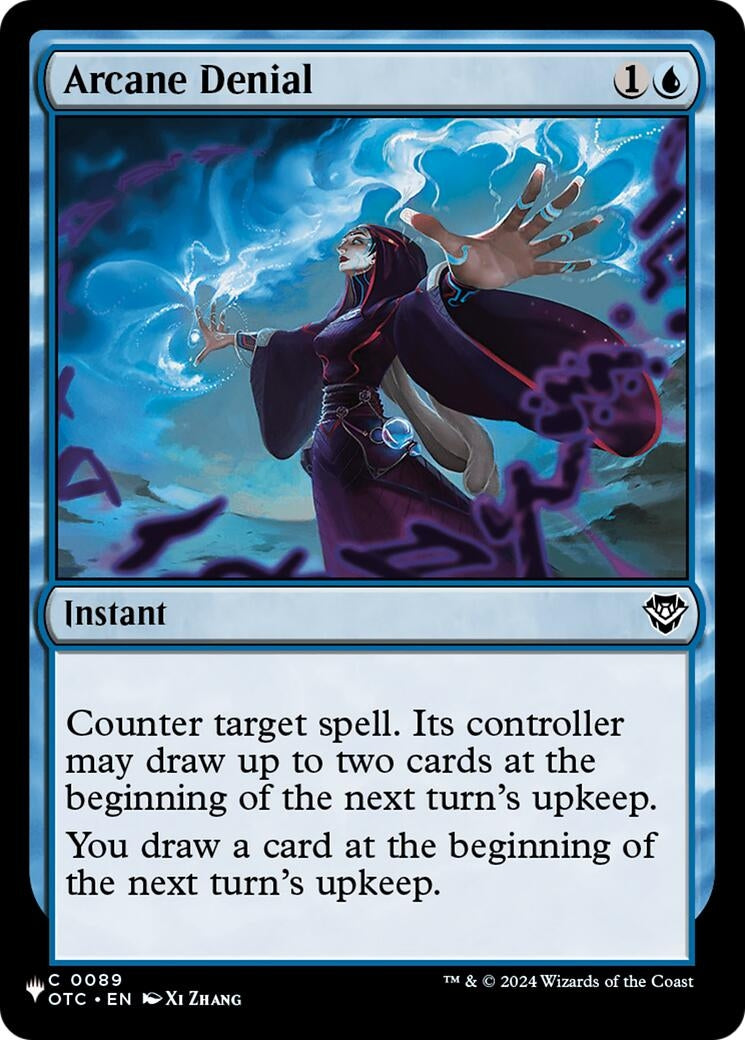 Image for Arcane Denial (OTC) (89) (LIST) - Magic: The Gathering