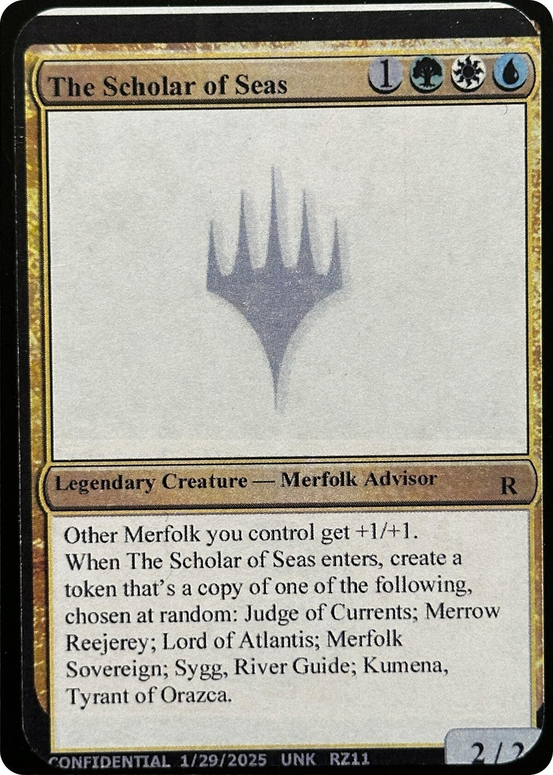 Image for The Scholar of Seas (UNK) - Magic: The Gathering