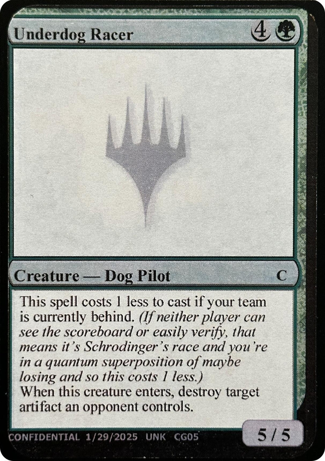 Image for Underdog Racer - Magic: The Gathering