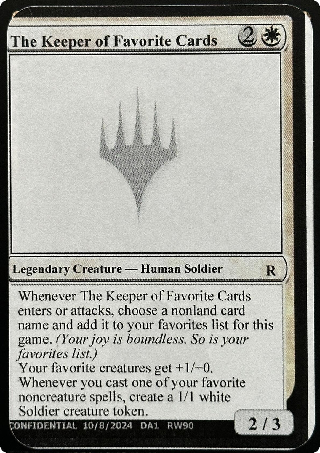 Image for The Keeper of Favorite Cards (10/8/2024) (UNK) - Magic: The Gathering