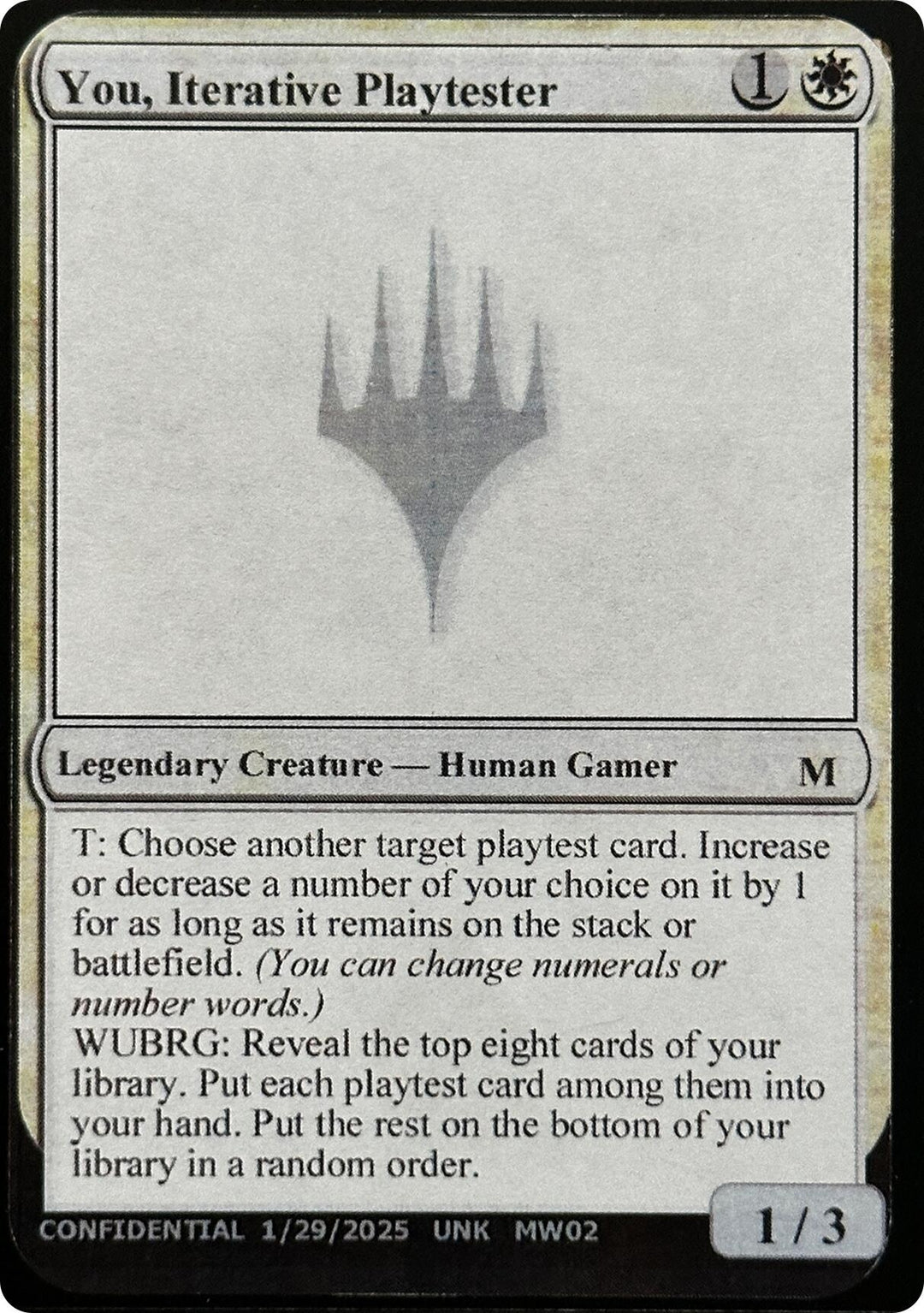 Image for You, Iterative Playtester (UNK) - Magic: The Gathering