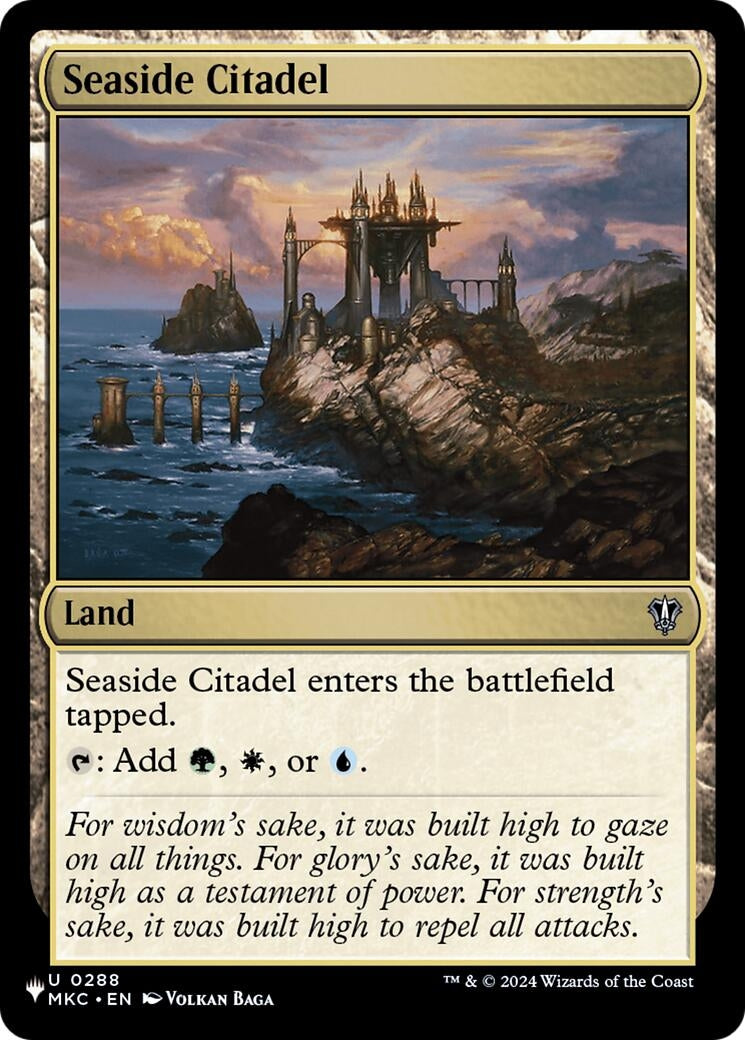 Image for Seaside Citadel (MKC) (288) (LIST) - Magic: The Gathering