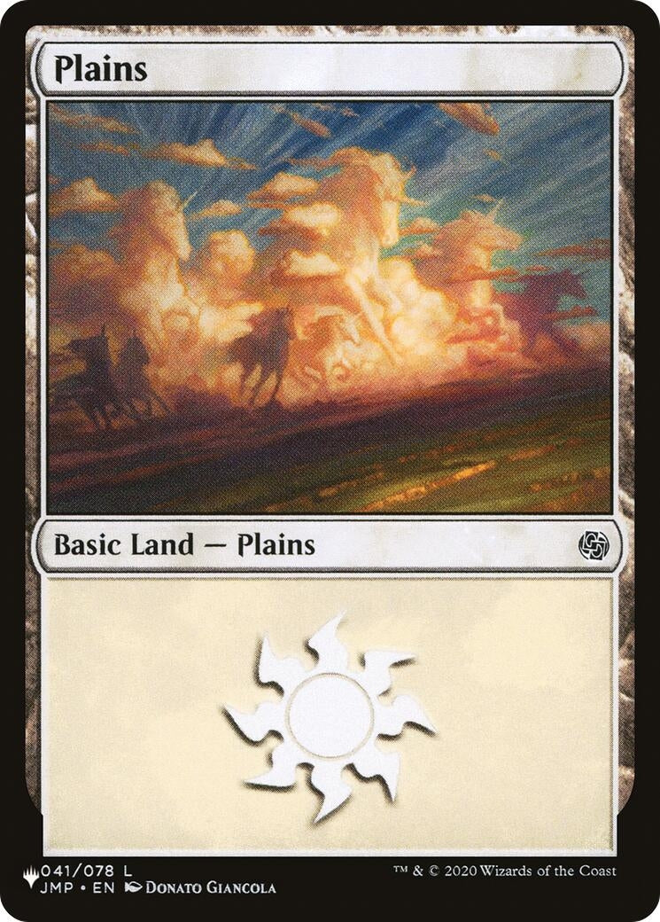 Image for Plains (041) (JMP) (041/078) (LIST) - Magic: The Gathering
