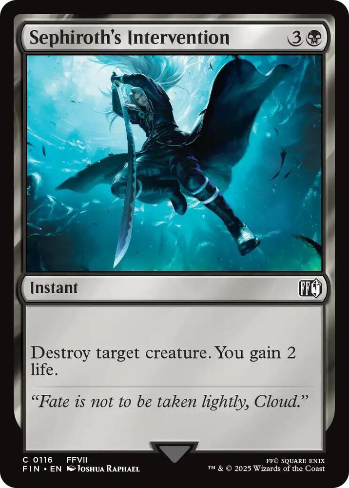 Image for Sephiroth's Intervention (116) - Magic: The Gathering