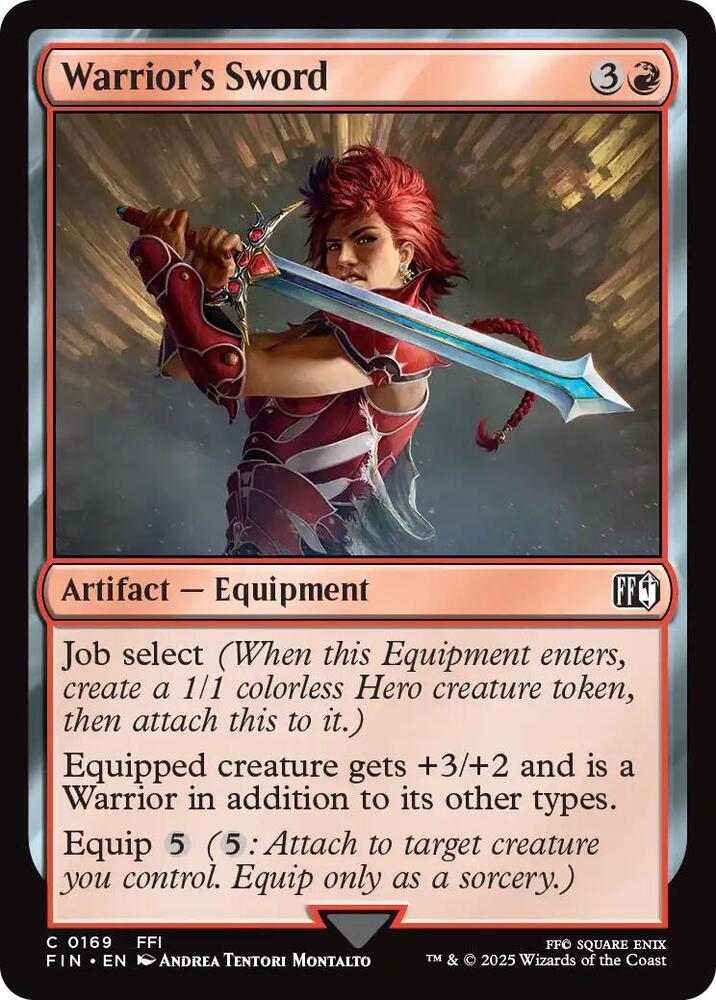 Image for Warrior's Sword (169) - Magic: The Gathering