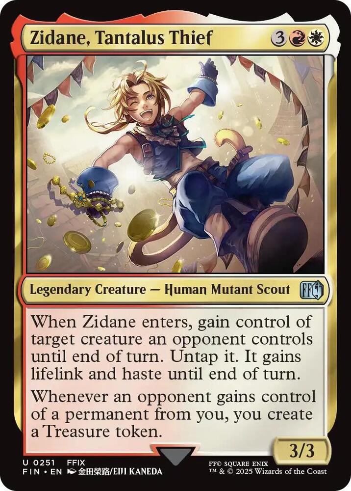 Image for Zidane, Tantalus Thief (251) - Magic: The Gathering