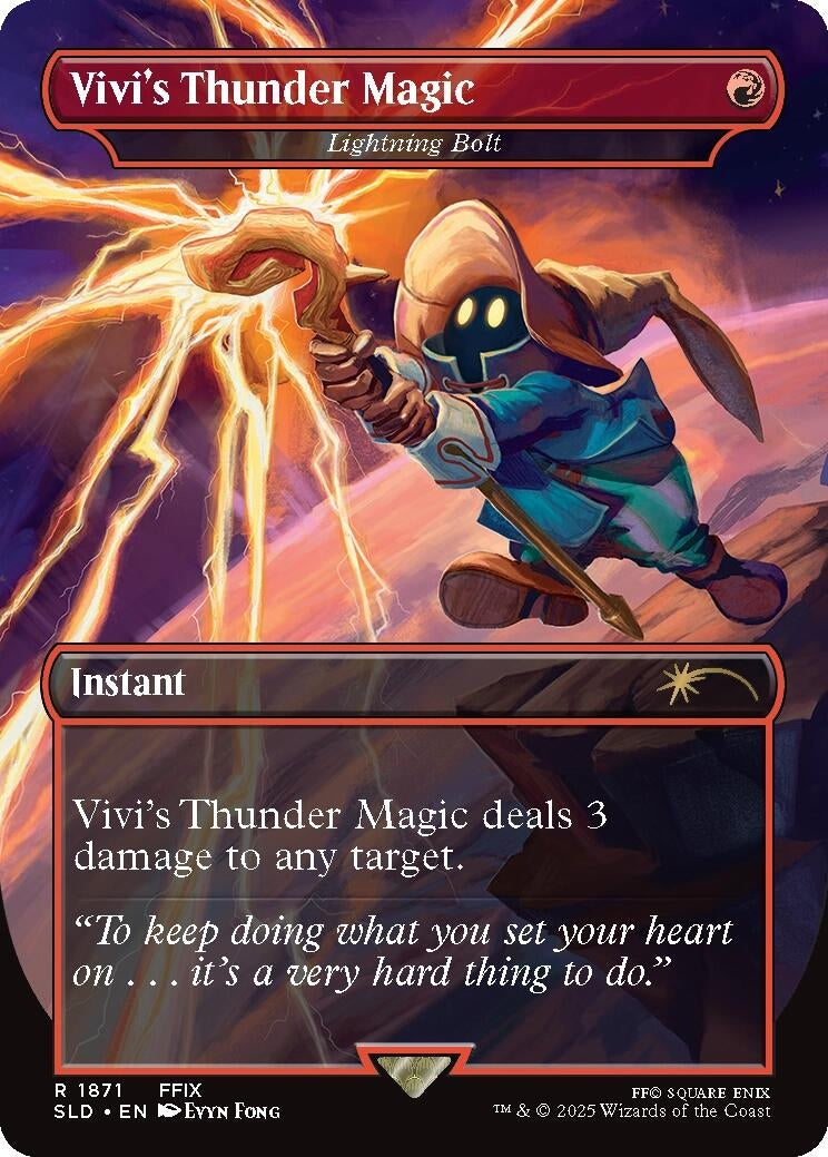 Image for Vivi's Thunder Magic - Lightning Bolt (1871) - Magic: The Gathering
