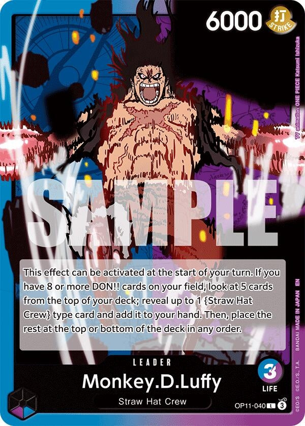 Monkey.D.Luffy (040) (OP11-040) (OP11)