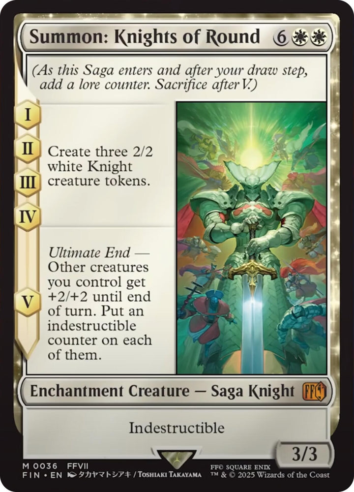 Image for Summon: Knights of Round (36) - Magic: The Gathering