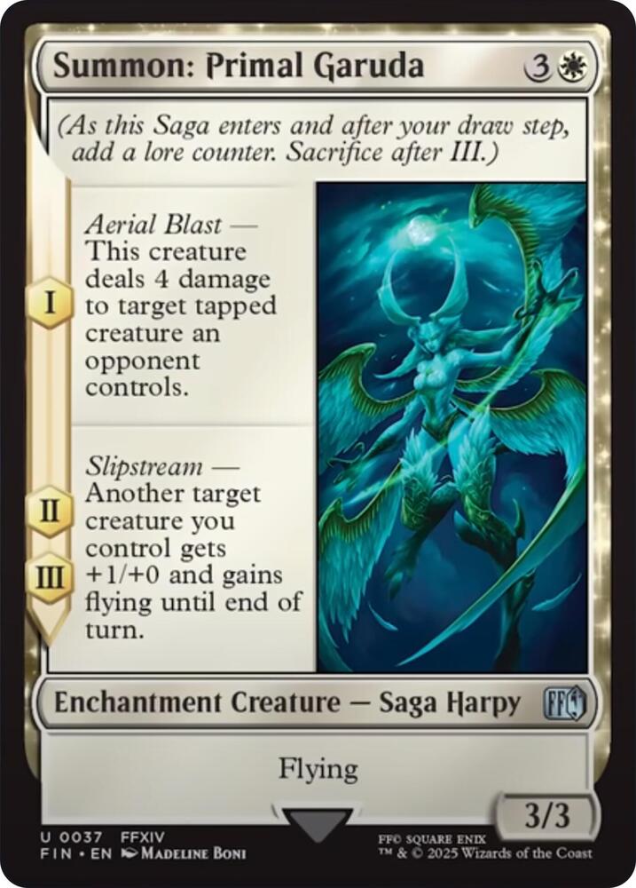 Image for Summon: Primal Garuda (37) - Magic: The Gathering