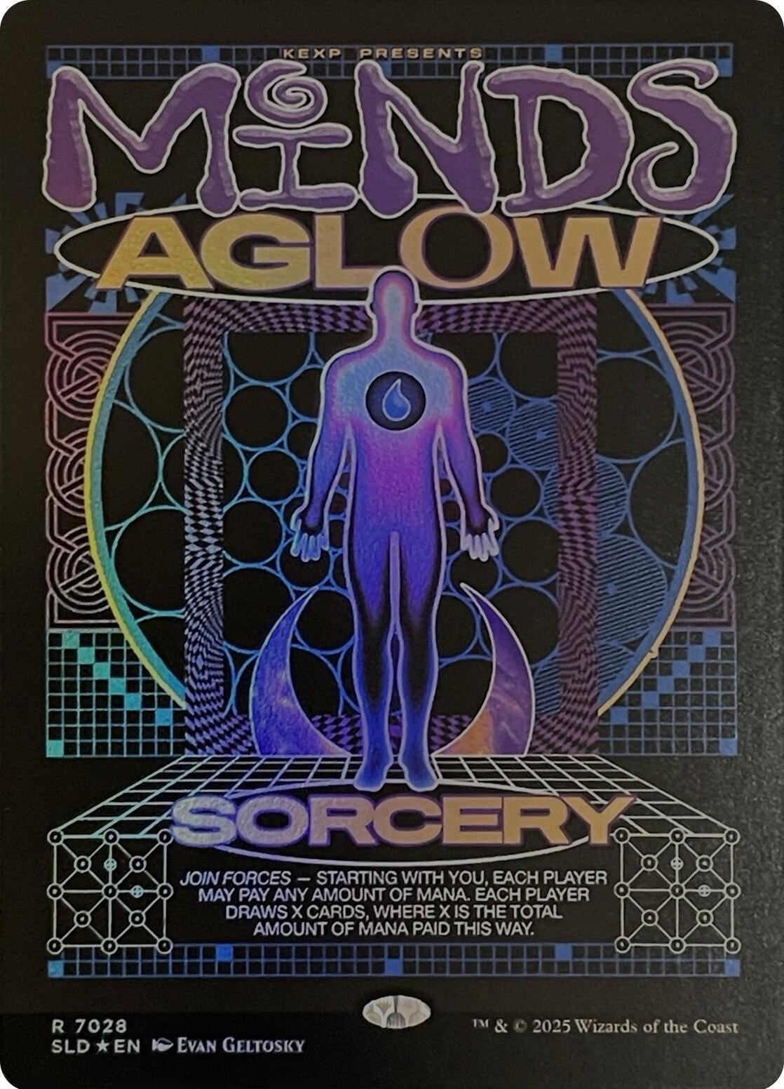 Image for Minds Aglow (Rainbow Foil) (7028) - Magic: The Gathering