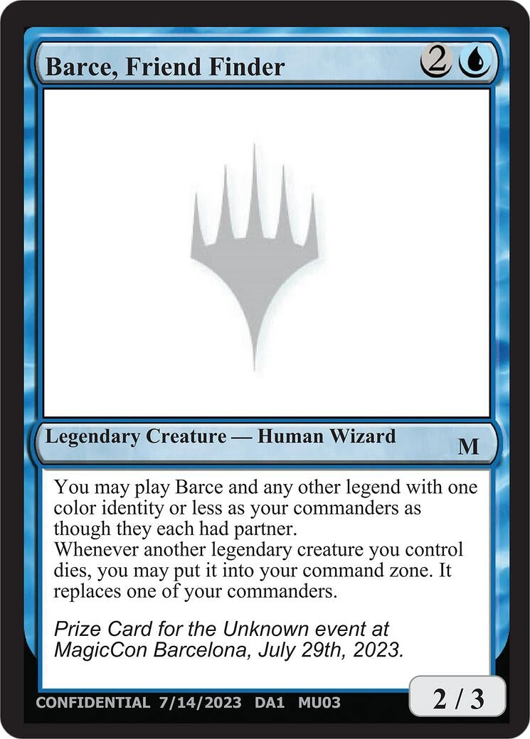 Image for Barce, Friend Finder (UNK) - Magic: The Gathering